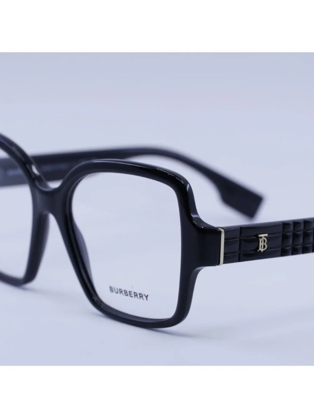 Burberry BE2374 3001 Eyeglasses Black 54mm Square Frame